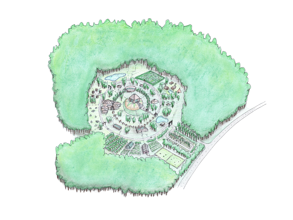 Plattegrond regeneratief retreat center 4