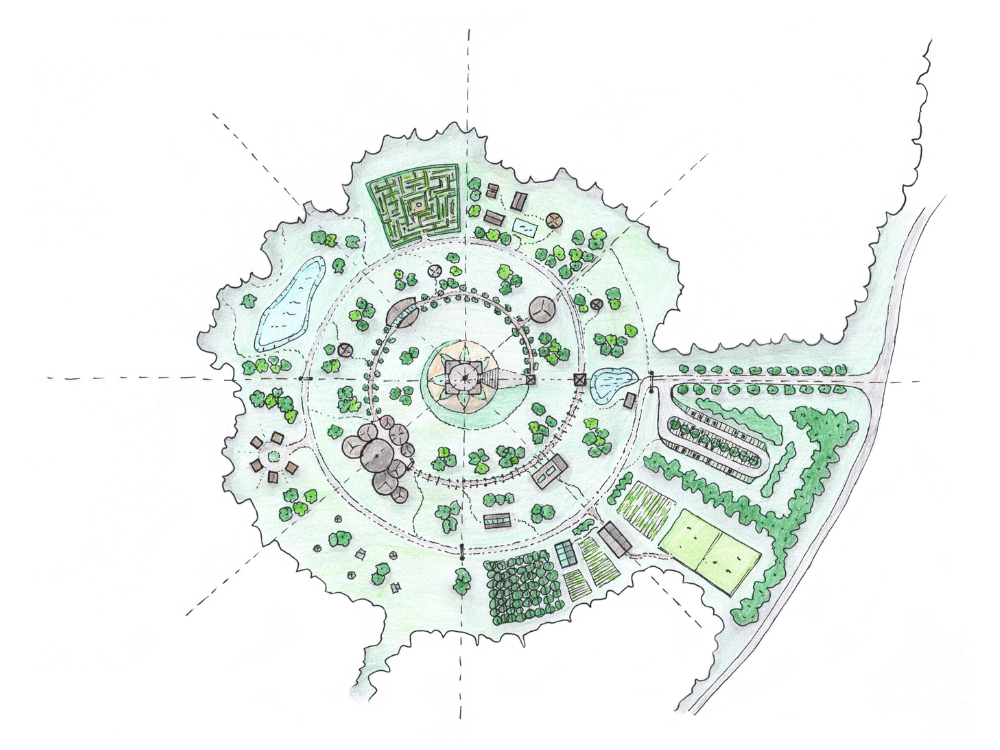 Plattegrond regeneratief retreat center 10