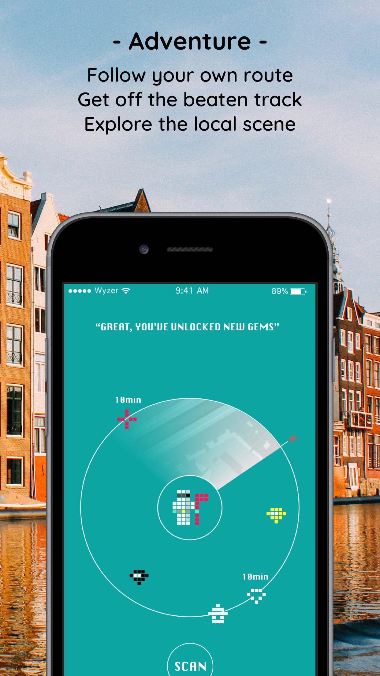 Design Wander app