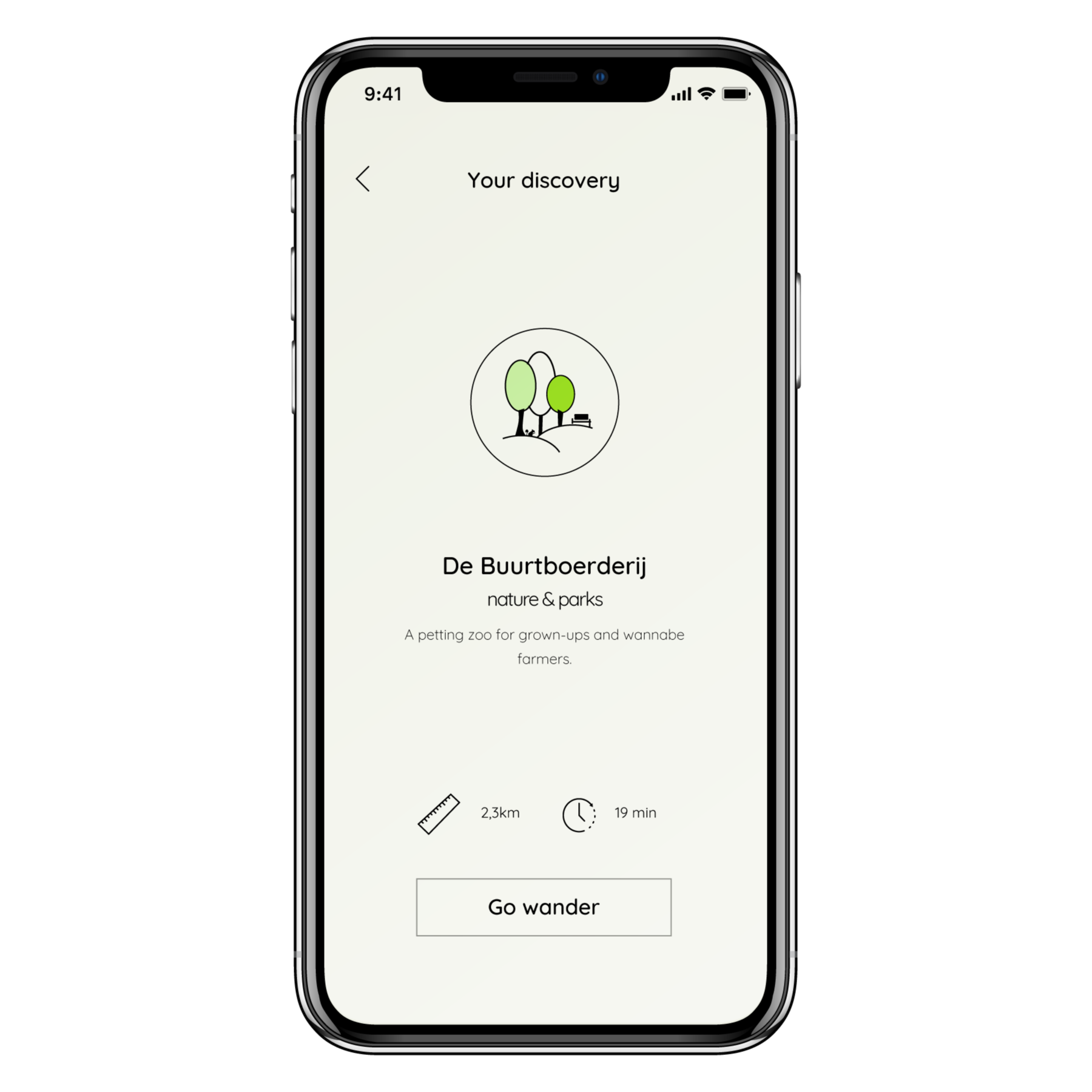 Design Wander app 5